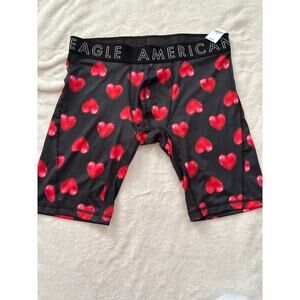 American Eagle flex boxer brief hearts size medium.